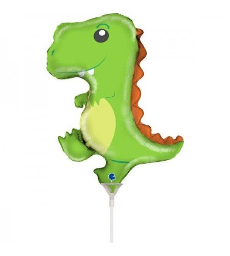 BALÃO METALIZADO DINO PARTY MINI 14"